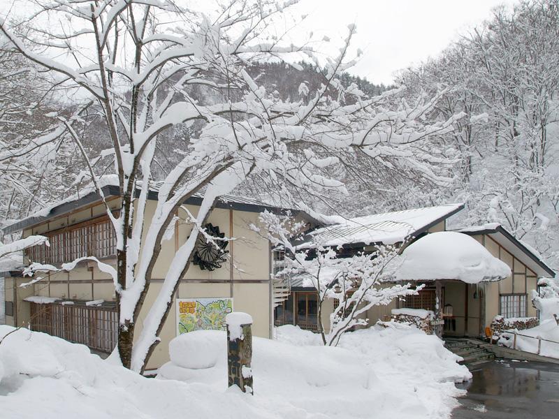 Lamp No Yado Aoni Onsen Hotel Hirakawa Exterior foto